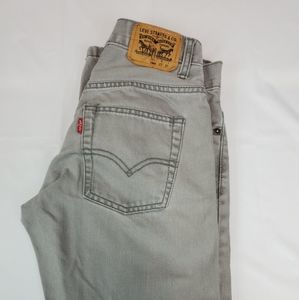 Boys grey Levi's 511 slim size 14